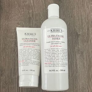 Kiehl's Ultra Facial Cleanser and Toner Duo - White